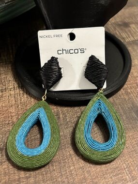 Chico's Teardrop Dangle Earrings
